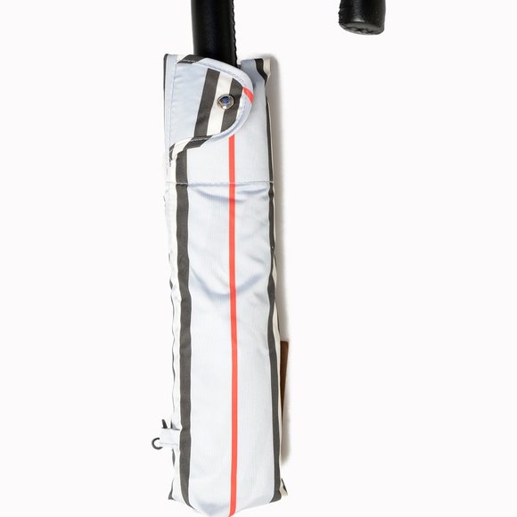 Burberry Unisex "TRAFALGAR" Multi-Color Plaid Compact Folding Umbrella - Picture 6 of 7